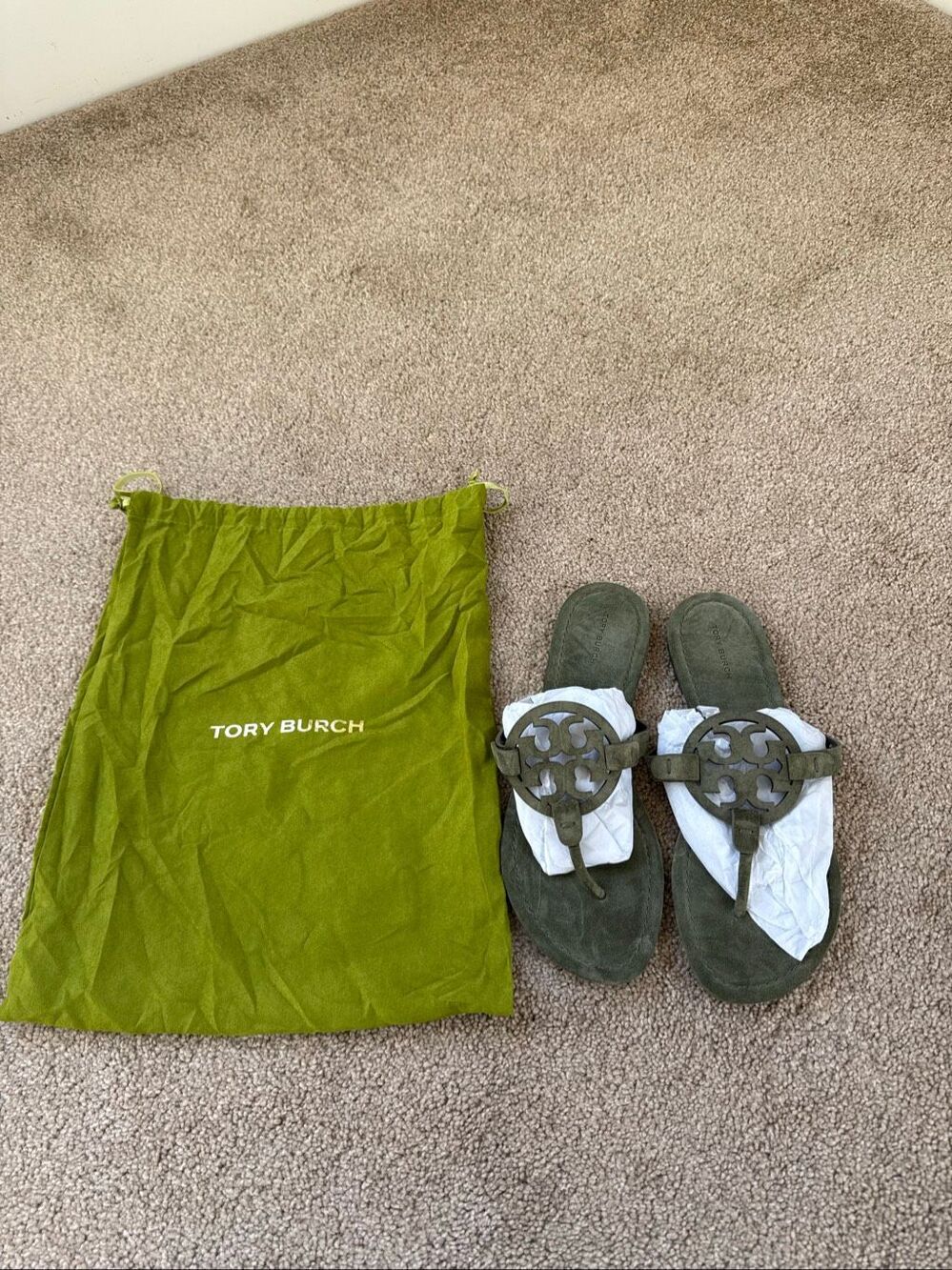 Tory Burch Miller Suede Sandal BRAND NEW